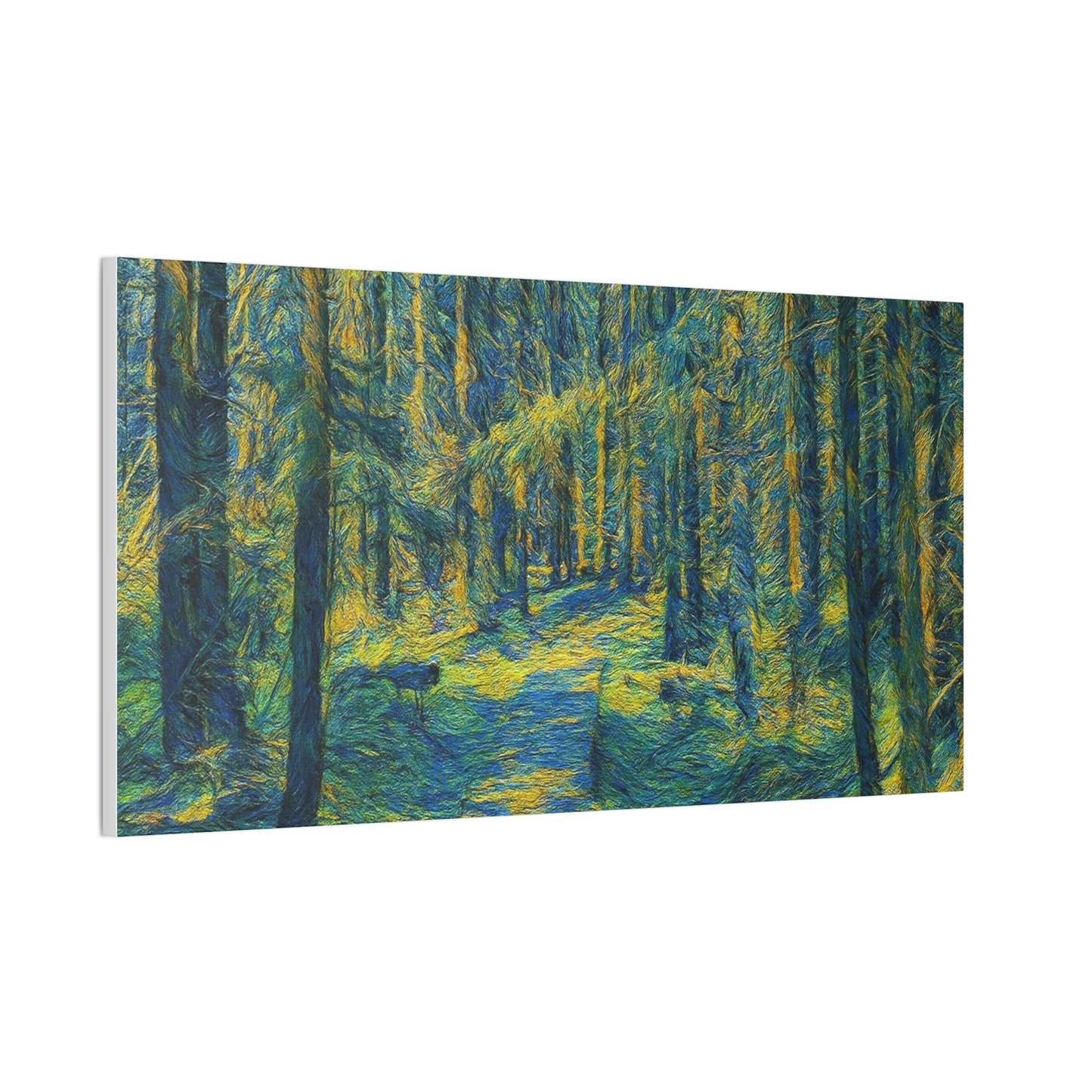 Canvas Art Print, Forest Path Painting, Nature Decor, Wall Art, Gift for Nature Lovers, Home Decor Inspiration