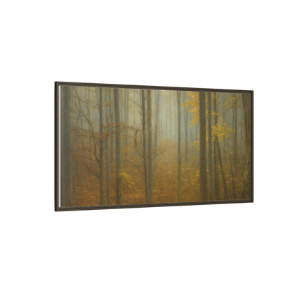 Framed Matte Canvas Art | Serenity in the Forest | Nature Wall Decor, Home Gallery, Cozy Living Room, Gift for Nature Lovers
