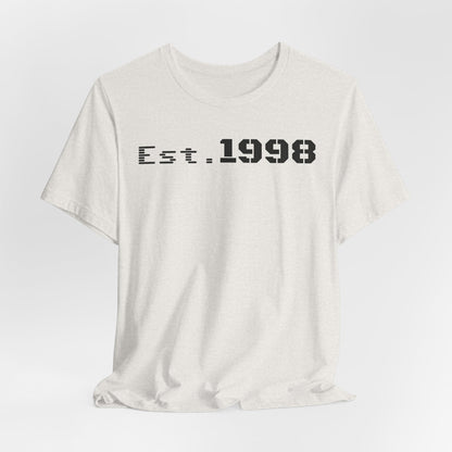 Vintage Est. 1998 Tee - Retro Unisex Shirt for Birthdays, Gifts, Everyday Wear, Casual Style, Nostalgia