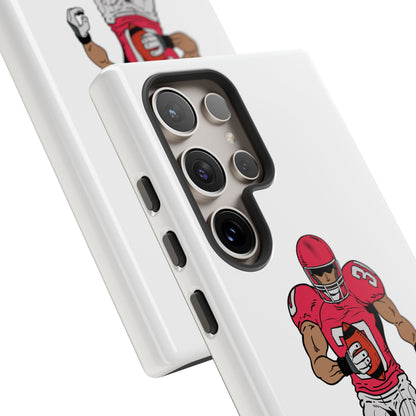 Football Player Tough Case, Sports Phone Cover, Athlete Gift, Tough Phone Case, Fall Sports, Football Lover's Accessory