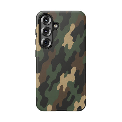 Camouflage Phone Case, Tough Cases, Military Style, Unique Phone Accessories, Gift for Him, Durable Phone Cover