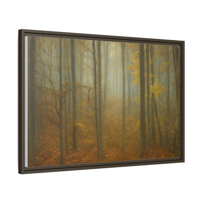 Framed Matte Canvas Art | Serenity in the Forest | Nature Wall Decor, Home Gallery, Cozy Living Room, Gift for Nature Lovers