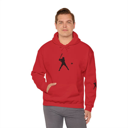 Baseball Themed Unisex Hoodie, Streetwear, Sports Fan Sweatshirt, Gift for Athletes, Casual Wear, Fall Fashion