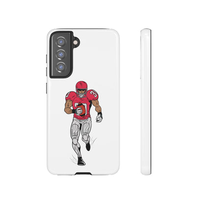 Football Player Tough Case, Sports Phone Cover, Athlete Gift, Tough Phone Case, Fall Sports, Football Lover's Accessory