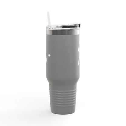 Baseball-Themed Insulated Travel Mug, Perfect for Fans & Athletes, Gift for Sports Lovers, 40oz Drinkware for Home & Road