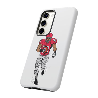 Football Player Tough Case, Sports Phone Cover, Athlete Gift, Tough Phone Case, Fall Sports, Football Lover's Accessory
