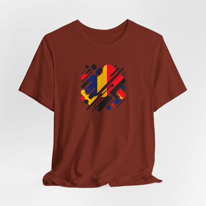 Artistic Heart Unisex Jersey Tee - Vibrant Graphic Tee, Casual Wear, Gift for Art Lovers, Birthday Surprise, Everyday Comfort