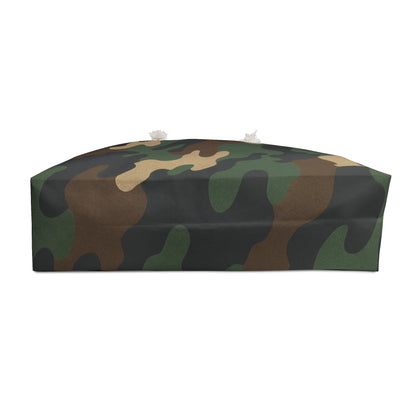 Camouflage Weekender Bag - Stylish Travel Tote for Weekend Getaways, Gym, Beach, Gifts for Him, Adventure Essentials