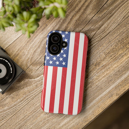 American Flag Phone Case - Patriotic Cell Cover, Tough Cases, USA Pride, Independence Day Gift, Veteran's Day, Phone Protection