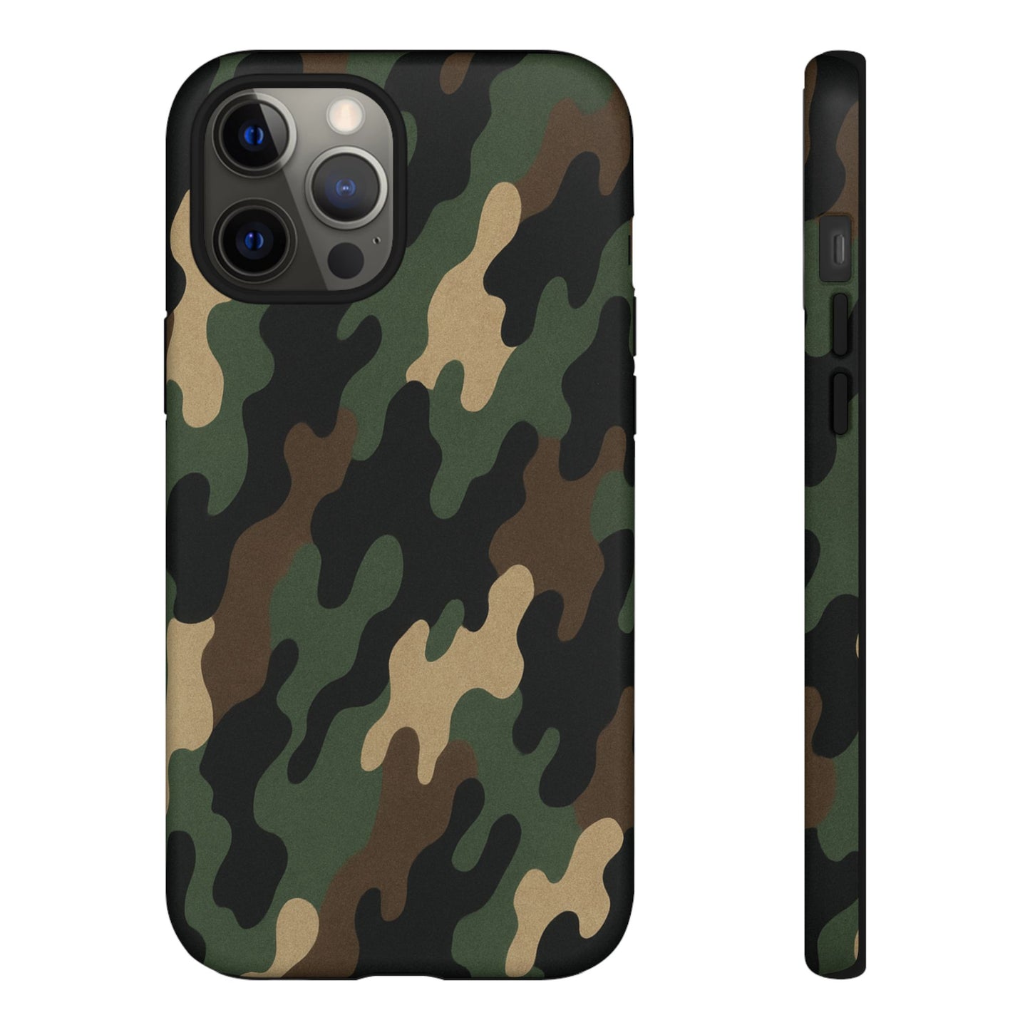 Camouflage Phone Case, Tough Cases, Military Style, Unique Phone Accessories, Gift for Him, Durable Phone Cover