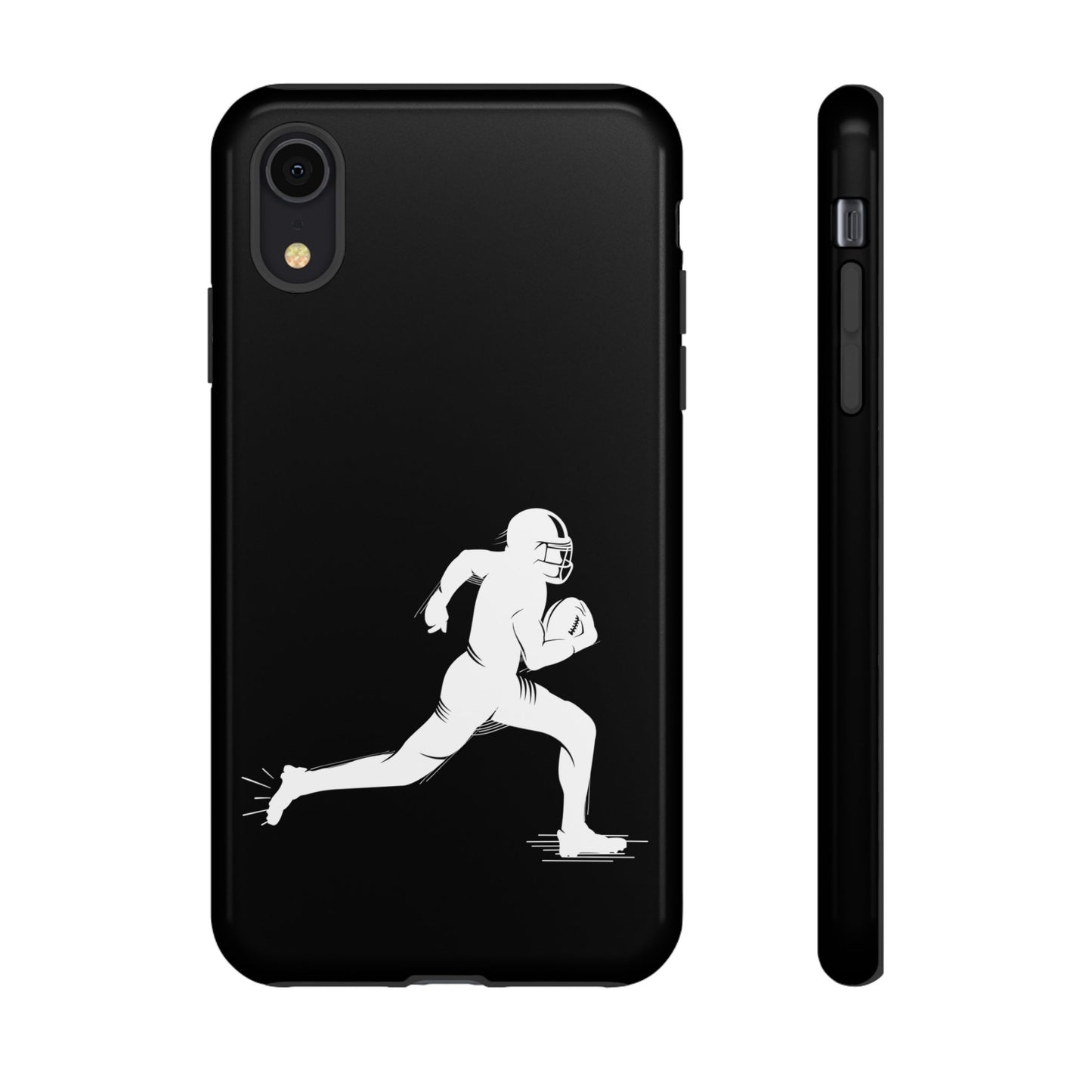 Football Player Phone Case, Tough Cases, Sports Phone Cover, Gift for Athletes, iPhone & Samsung Accessories, Running Player Design