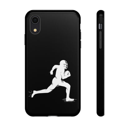 Football Player Phone Case, Tough Cases, Sports Phone Cover, Gift for Athletes, iPhone & Samsung Accessories, Running Player Design