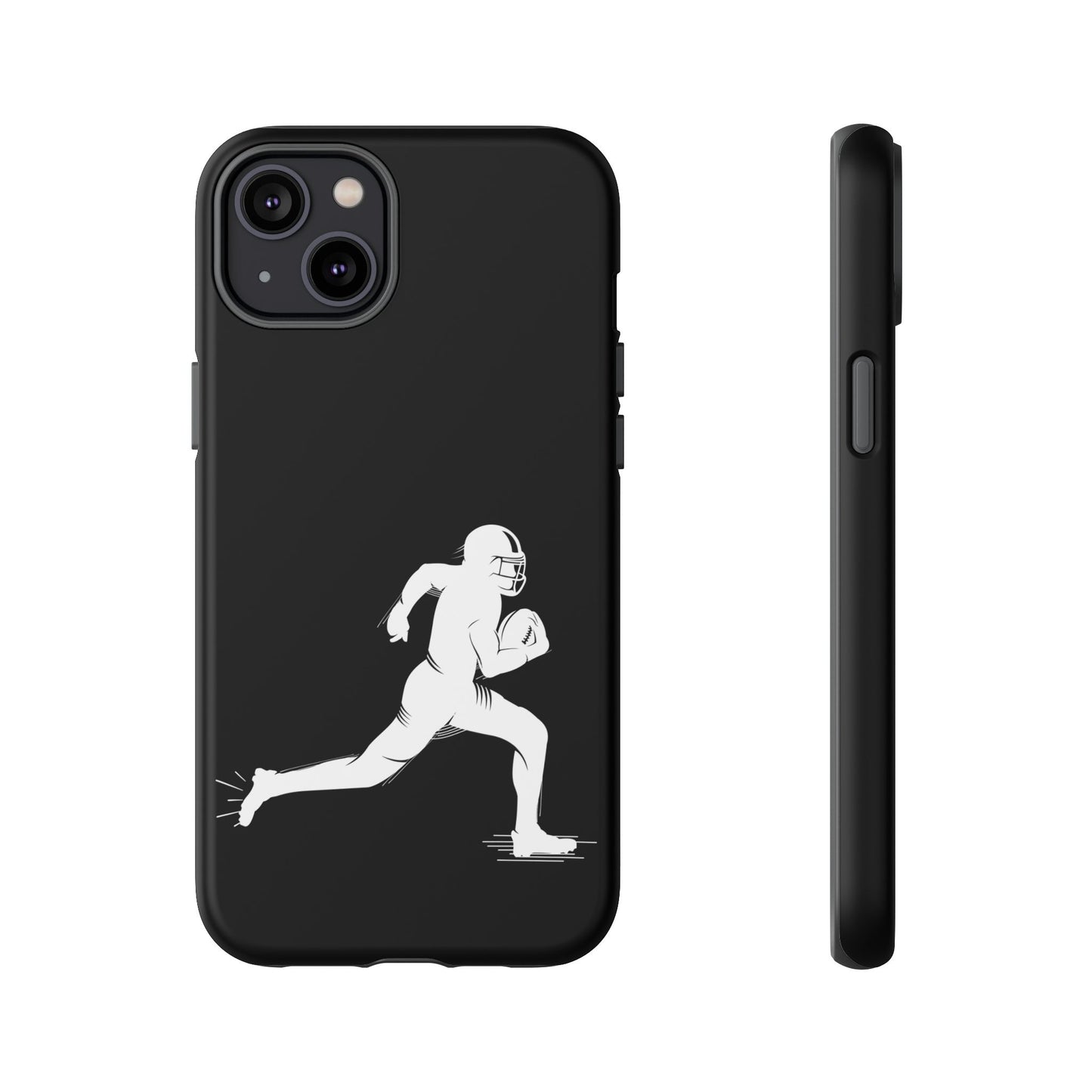 Football Player Phone Case, Tough Cases, Sports Phone Cover, Gift for Athletes, iPhone & Samsung Accessories, Running Player Design