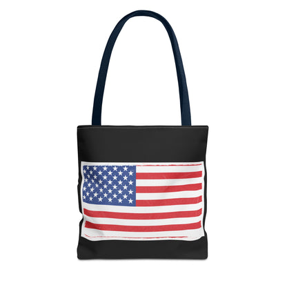 Patriotic Tote Bag, American Flag Carryall, Beach Bag, Reusable Shopping Tote, Independence Day Gift