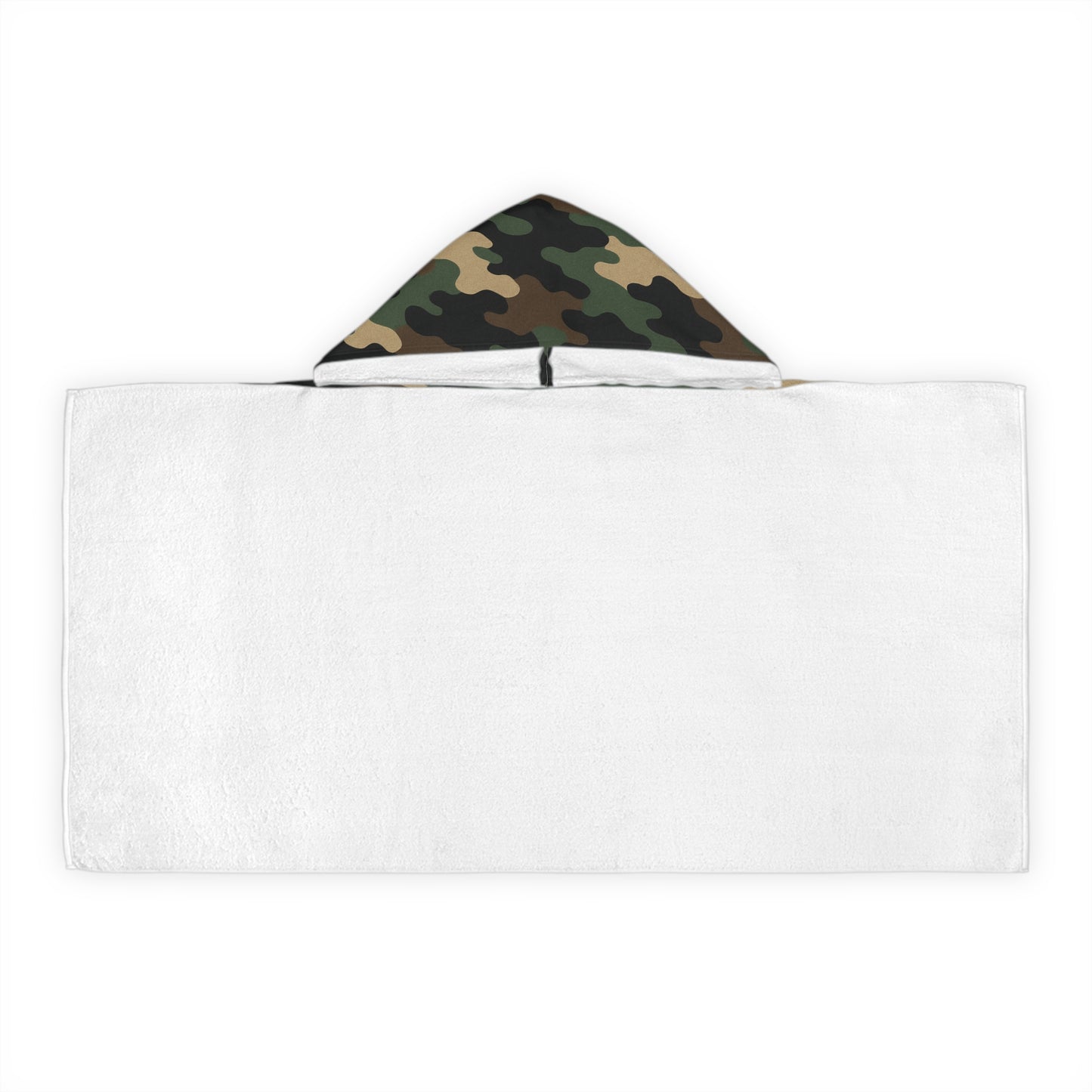 Youth Hooded Towel in Camouflage | Fun Bath Time, Beach Days, Pool Parties, Gifts for Kids, Summer Essentials, Spa Days