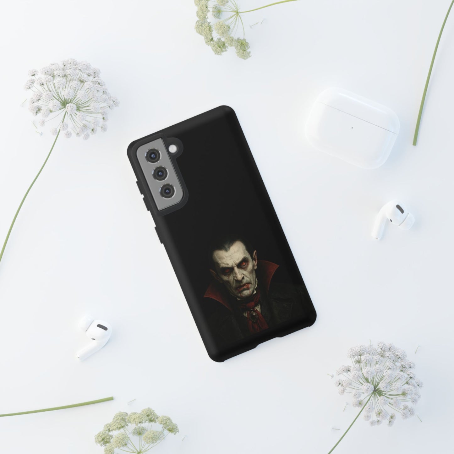 Vampire Phone Case - Tough Cases for Halloween, Gothic Decor, Gifts for Horror Fans, Spooky Accessories, Unique Cellphone Cover