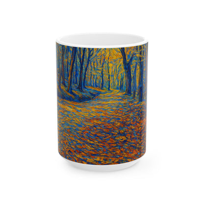 Colorful Abstract Pathway Ceramic Mug