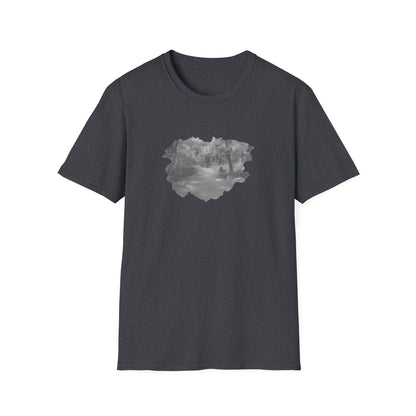 Serene Nature Landscape T-Shirt - Comfortable Unisex Tee, Outdoor Adventures, Nature Lover Gift, Casual Wear, Stylish Spring Top