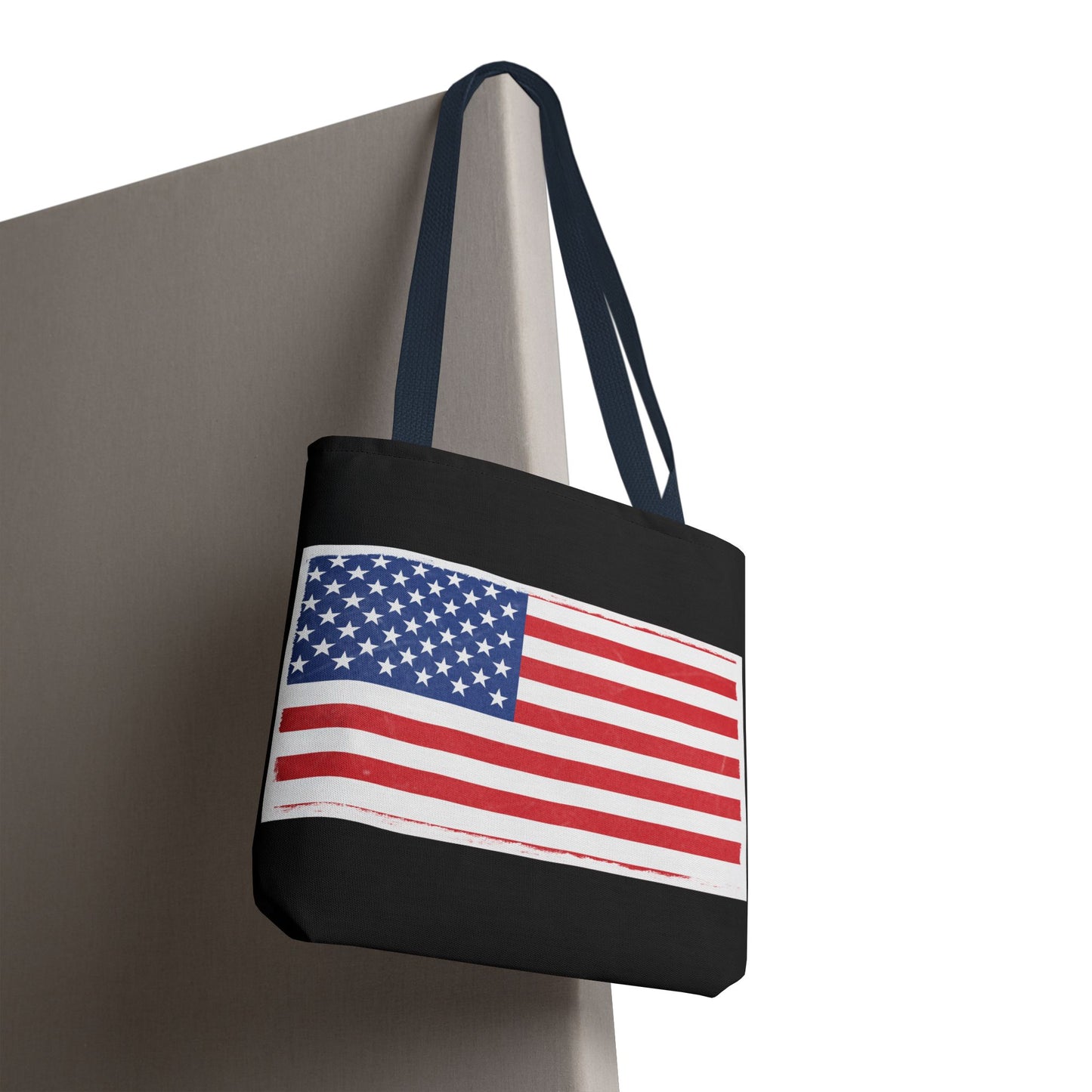 Patriotic Tote Bag, American Flag Carryall, Beach Bag, Reusable Shopping Tote, Independence Day Gift
