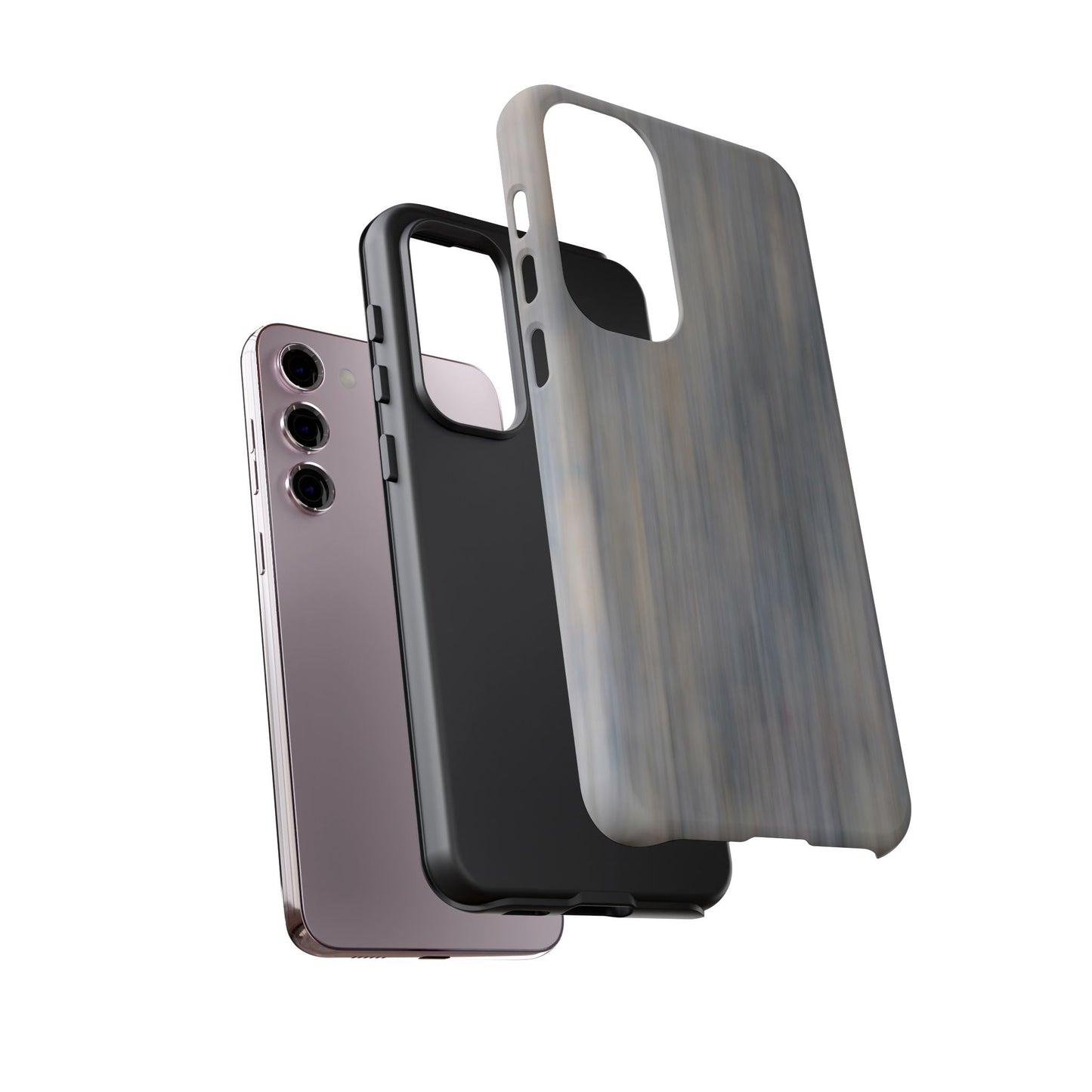 Stylish Tough Phone Case - Durable Protection with Modern Marble Design