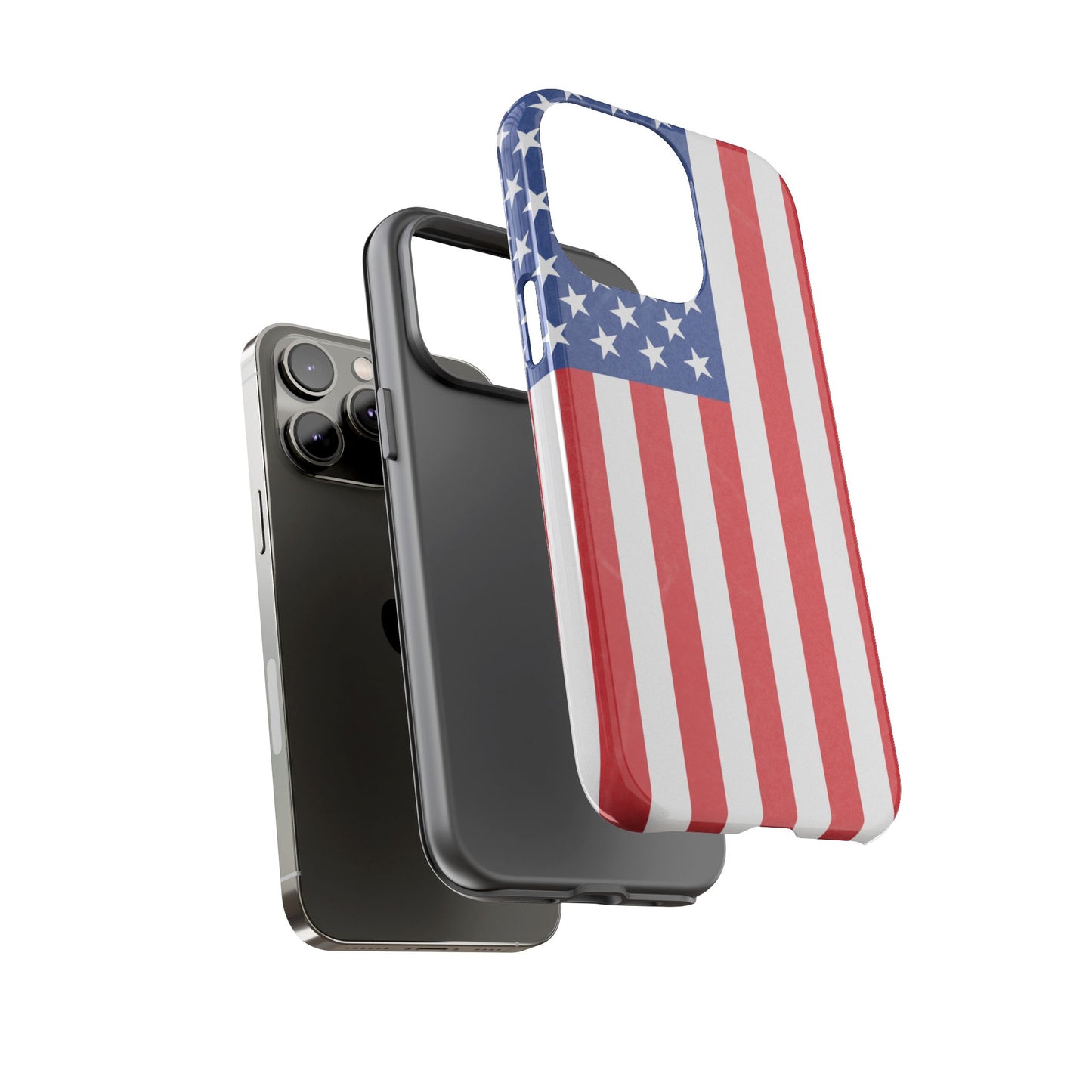 American Flag Phone Case - Patriotic Cell Cover, Tough Cases, USA Pride, Independence Day Gift, Veteran's Day, Phone Protection