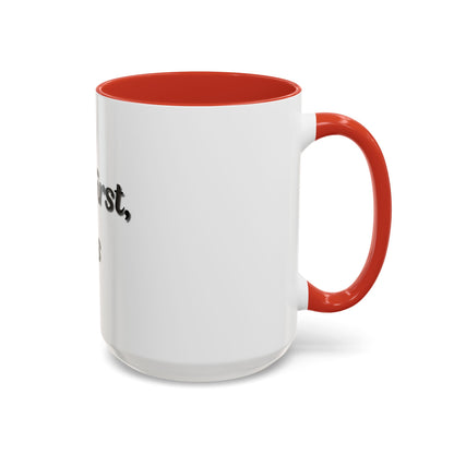 But First, Books Accent Coffee Mug - Perfect Gift for Book Lovers