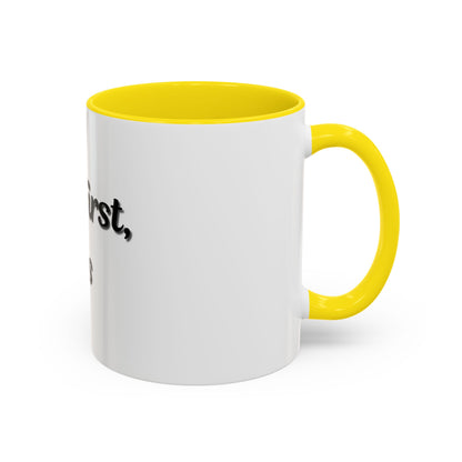 But First, Books Accent Coffee Mug - Perfect Gift for Book Lovers