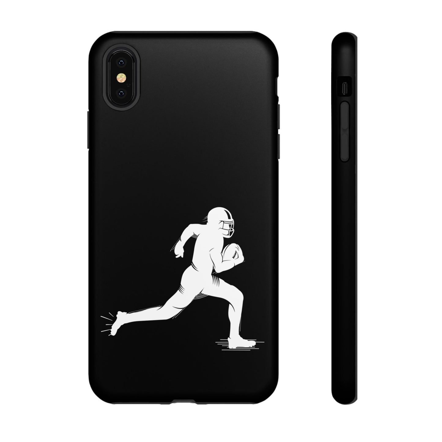 Football Player Phone Case, Tough Cases, Sports Phone Cover, Gift for Athletes, iPhone & Samsung Accessories, Running Player Design