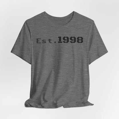 Vintage Est. 1998 Tee - Retro Unisex Shirt for Birthdays, Gifts, Everyday Wear, Casual Style, Nostalgia