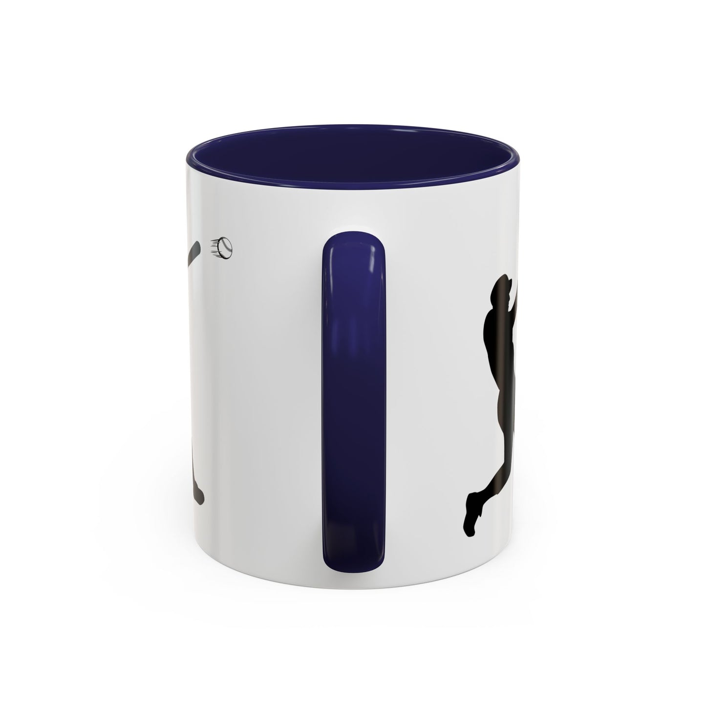 Baseball Player Accent Coffee Mug, Sports Gift, Baseball Lover Mug, Unique Coffee Cup, Personalized Sports Mug