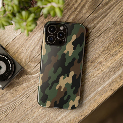Camouflage Phone Case, Tough Cases, Military Style, Unique Phone Accessories, Gift for Him, Durable Phone Cover