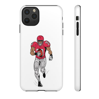Football Player Tough Case, Sports Phone Cover, Athlete Gift, Tough Phone Case, Fall Sports, Football Lover's Accessory