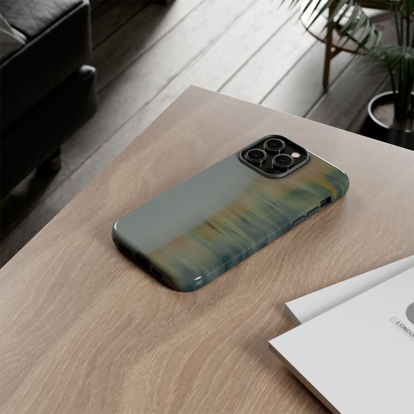 Tough Cases: Modern Abstract iPhone Case for Nature Lovers