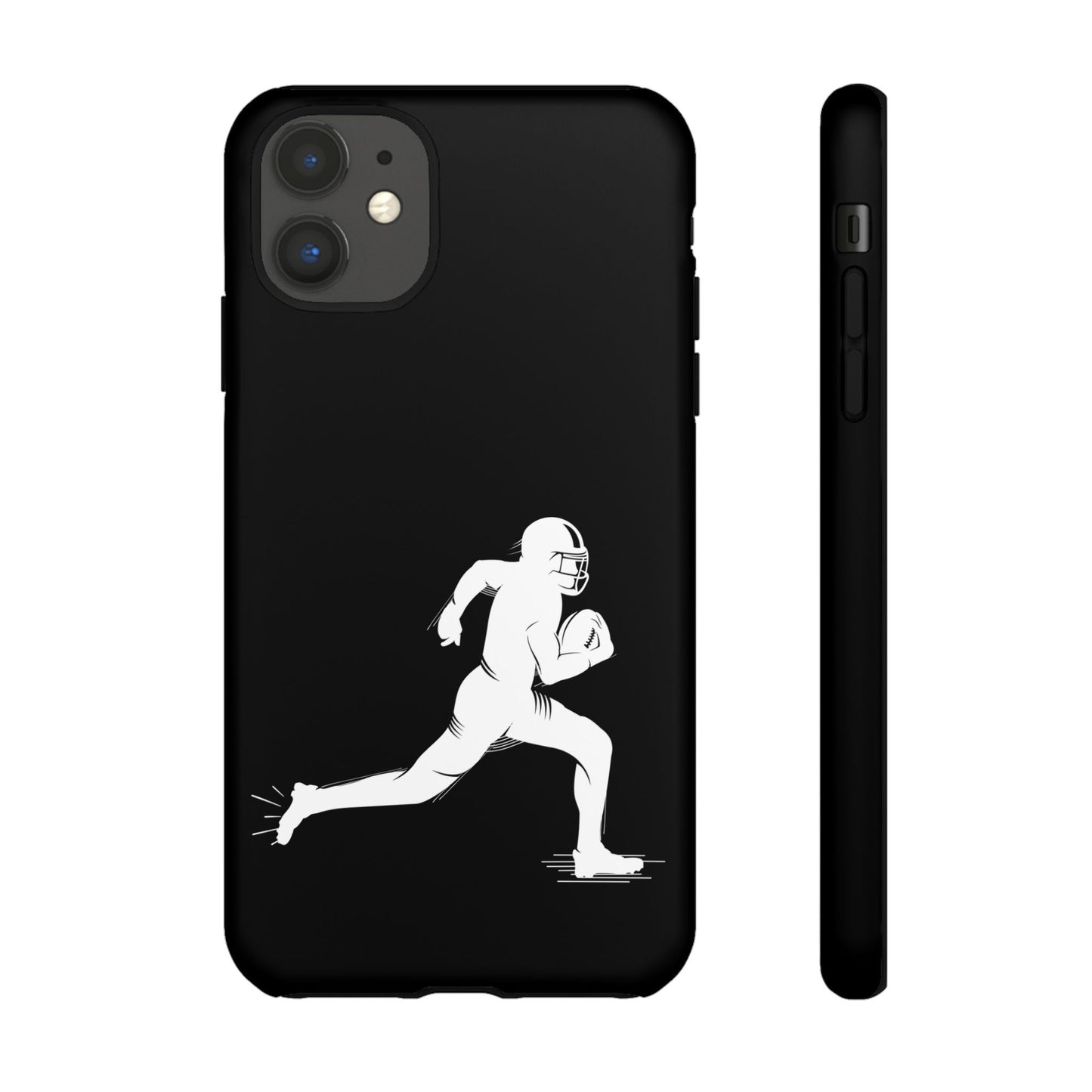 Football Player Phone Case, Tough Cases, Sports Phone Cover, Gift for Athletes, iPhone & Samsung Accessories, Running Player Design