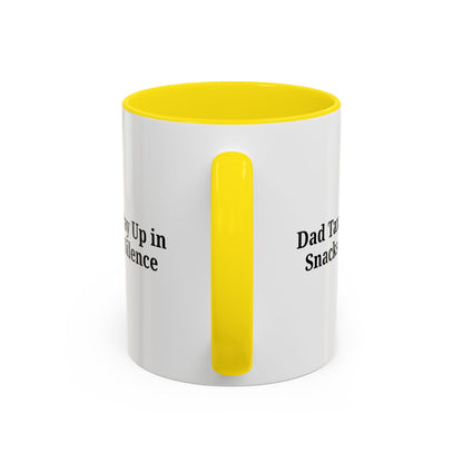 Humorous Dad Coffee Mug - Perfect Gift for Fathers, Dads, Birthdays, Father's Day, Fun Kitchen Decor, Snack Lovers