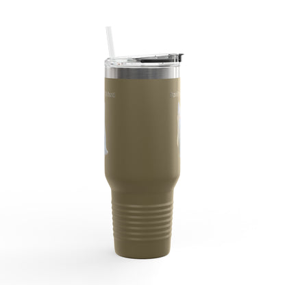 Funny Cat Insulated Travel Mug - 40oz - Perfect for Hot Drinks