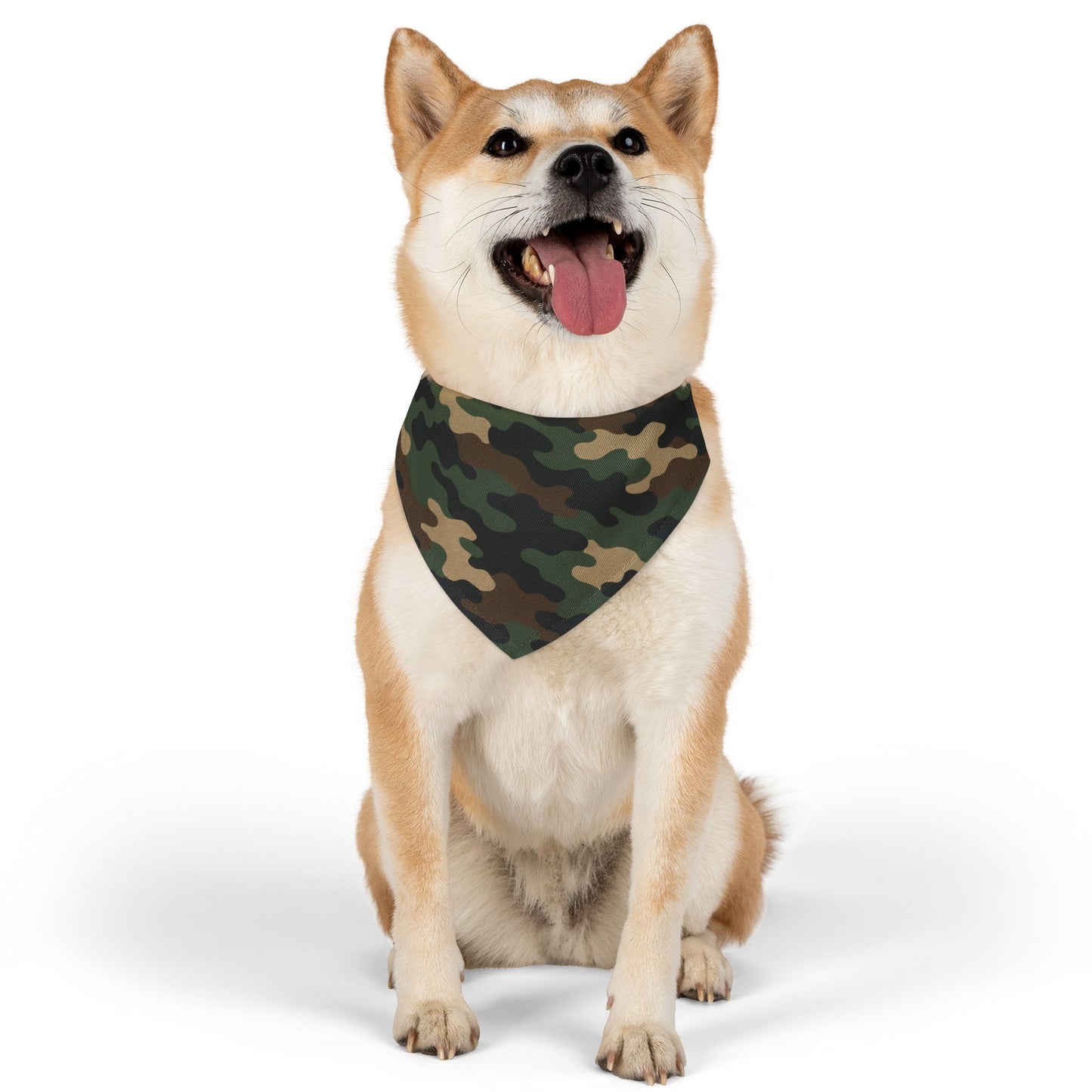Stylish Camouflage Pet Bandana Collar | Dog Accessory for Outdoor Adventures, Pet Fashion, Camo Dog Gear, Puppy Bandana, Gift for Pet Lovers