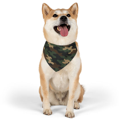 Stylish Camouflage Pet Bandana Collar | Dog Accessory for Outdoor Adventures, Pet Fashion, Camo Dog Gear, Puppy Bandana, Gift for Pet Lovers