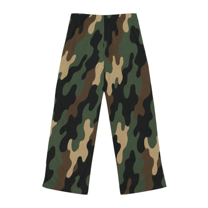 Camo Print Women's Pajama Pants | Comfortable Sleepwear for Relaxing Nights, Gift for Her, Cozy Lounge Pants, Stylish Loungewear, Camo PJs
