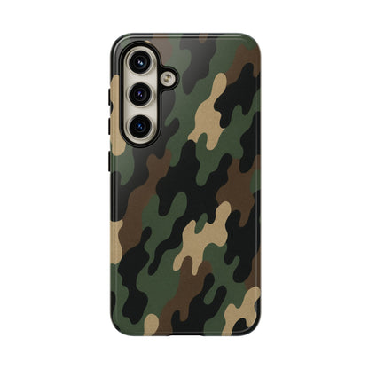 Camouflage Phone Case, Tough Cases, Military Style, Unique Phone Accessories, Gift for Him, Durable Phone Cover