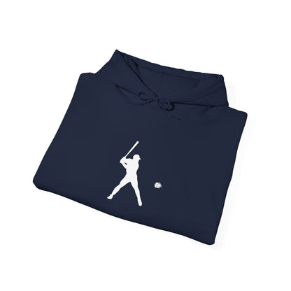 Sporty Unisex Baseball Hooded Sweatshirt, Casual Hoodie for Athletes, Perfect for Gifts, Comfy Streetwear, Ideal for Sports Events, Personal Use