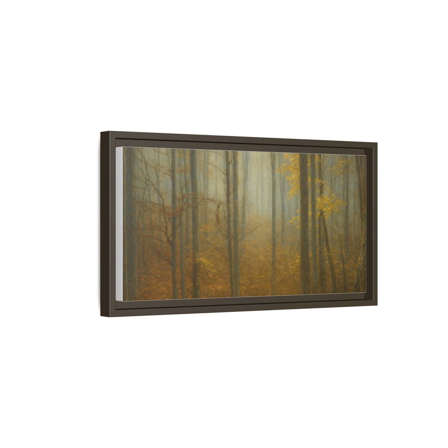 Framed Matte Canvas Art | Serenity in the Forest | Nature Wall Decor, Home Gallery, Cozy Living Room, Gift for Nature Lovers