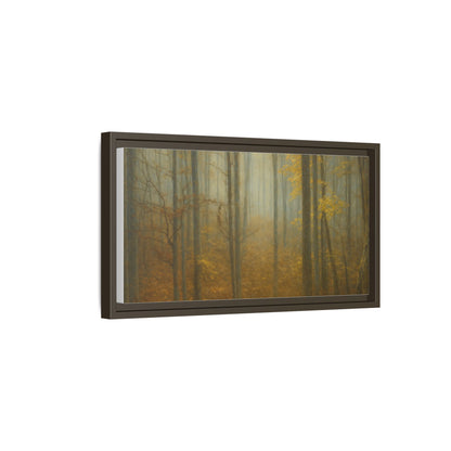 Framed Matte Canvas Art | Serenity in the Forest | Nature Wall Decor, Home Gallery, Cozy Living Room, Gift for Nature Lovers