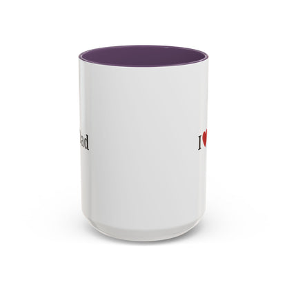 I Love Dad Accent Coffee Mug - Perfect Gift for Father's Day & Birthdays