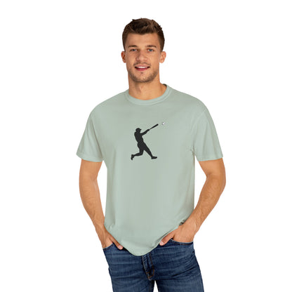 Sporty Garment-Dyed T-Shirt for Baseball Lovers, Casual Tee, Unisex Sports Shirt, Perfect Gift for Athletes, Outdoor Activities