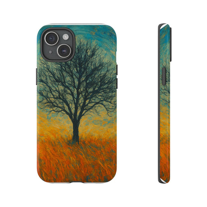 Artistic Phone Case with Tree Design, Nature Lover Gift, Unique Phone Cover, Holiday Present, Eco-friendly Tech Accessories