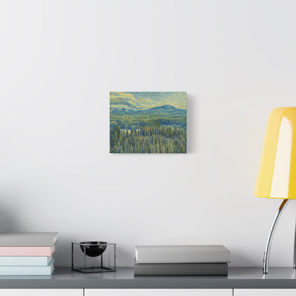 Scenic Landscape Canvas Print, Rustic Home Decor, Wall Art for Nature Lovers, Gift for Art Enthusiasts, Serene Forest Artwork