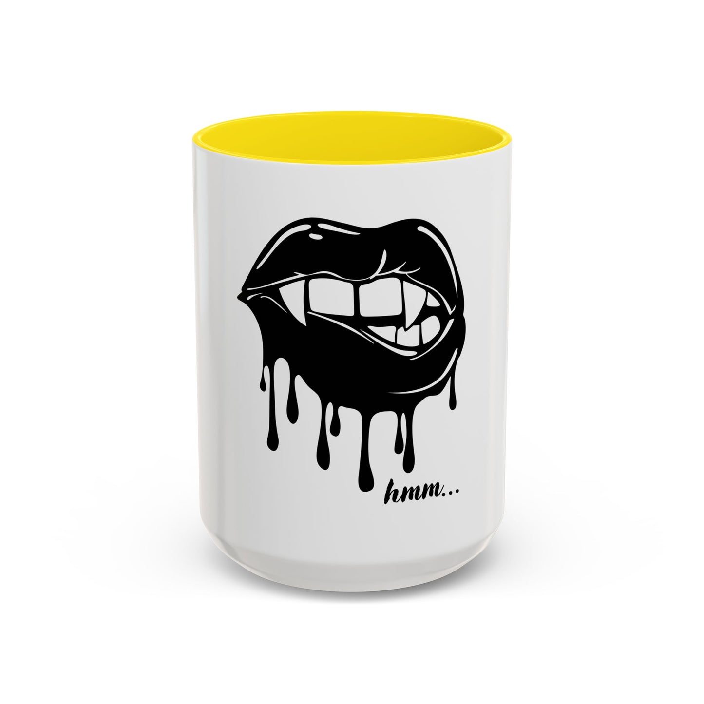 Vampire Lip Accent Coffee Mug - 11oz & 15oz - Unique Halloween Gift