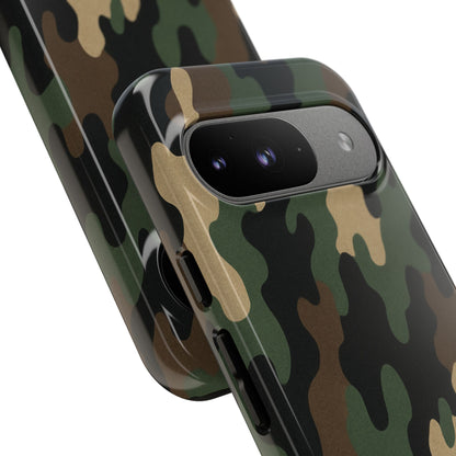 Camouflage Phone Case, Tough Cases, Military Style, Unique Phone Accessories, Gift for Him, Durable Phone Cover