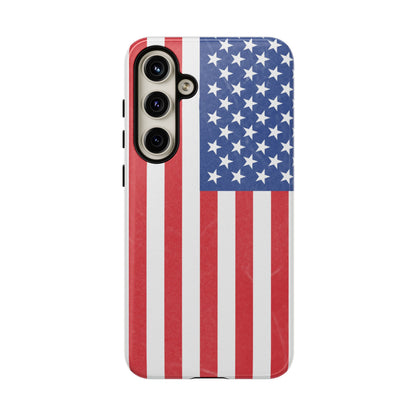Patriotic Phone Case - Tough Cases for Veterans, USA Lovers, Independence Day, Memorial Day, Flag Design